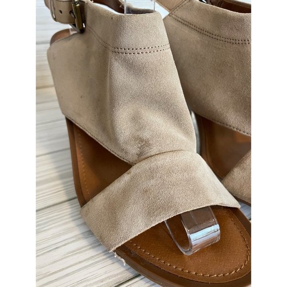 Sarto Franco Sarto Suzie Suede Heeled Sandals Size 8 - Picture 5 of 16